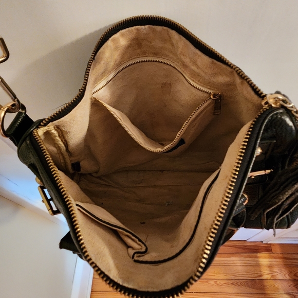 Erica Anenberg Blackpebbled Leather Purse Handbag - Picture 4 of 7